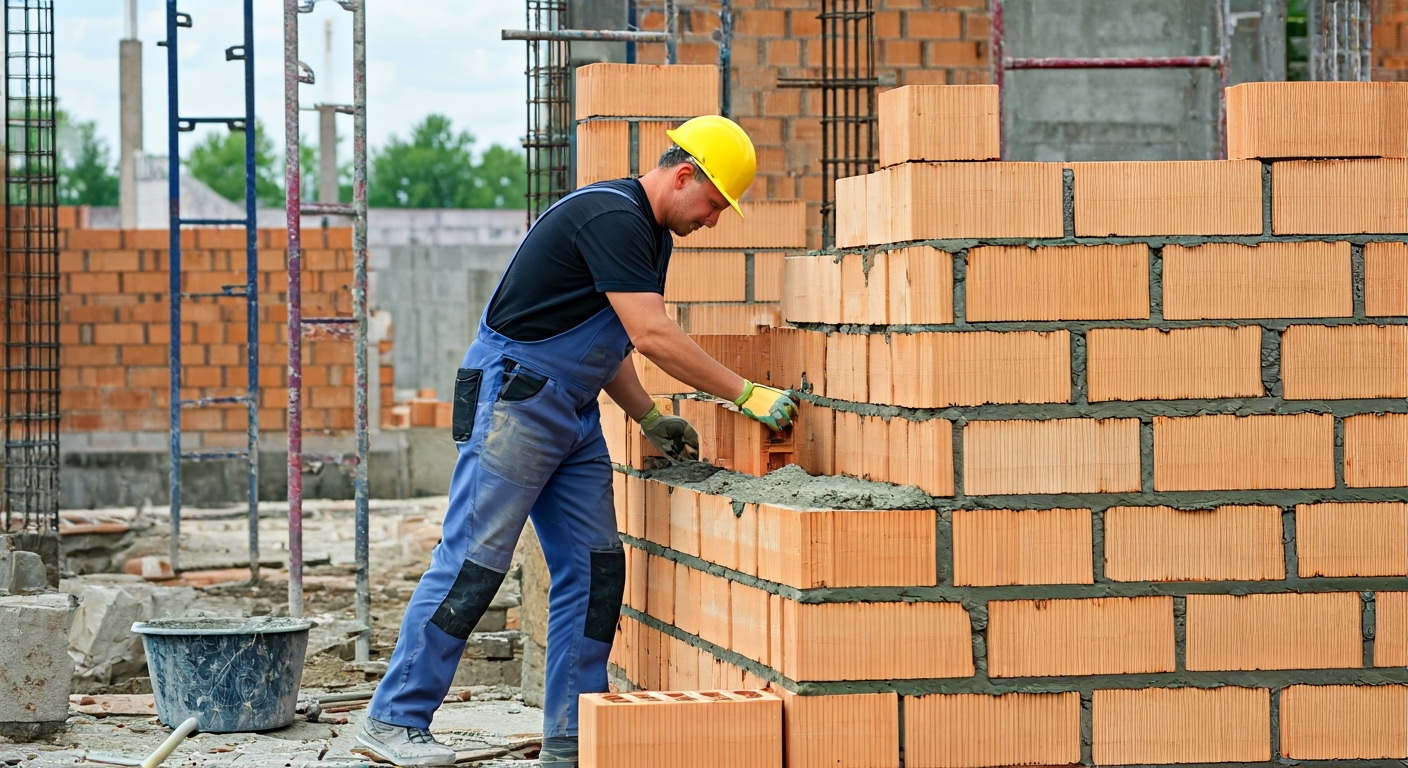 Cena murowania ścian - jaki jest koszt robocizny i materiałów za m2? 2
