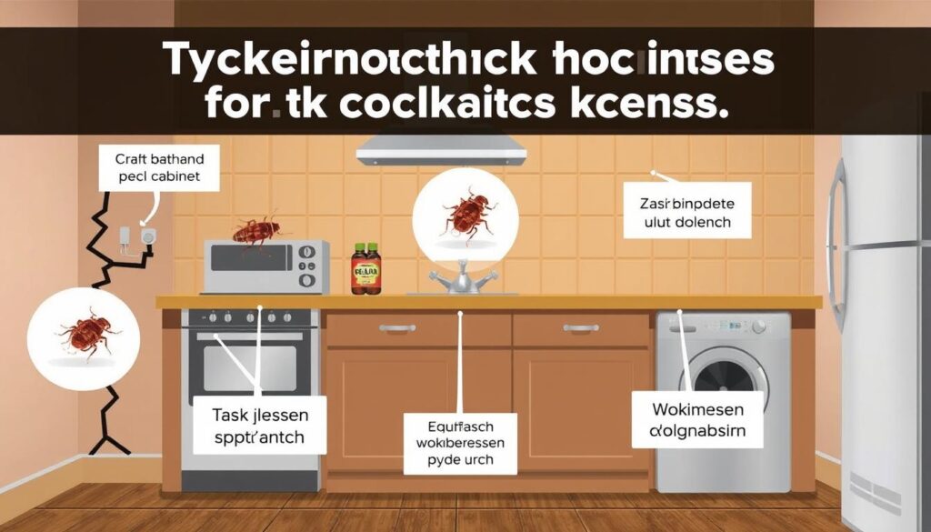 Typowe kryjówki prusaków w kuchni - szczeliny, zakamarki i ciepłe miejsca