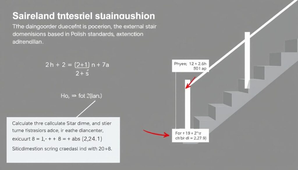 Obliczenia wymiarów schodów zewnętrznych zgodne z wymiary schodów zewnętrznych norma