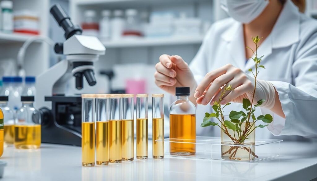 Badania laboratoryjne ekstraktów ze złotego wąsa