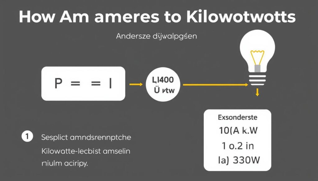 Krok po kroku przeliczanie amperów na kilowaty - 1kw ile to amper