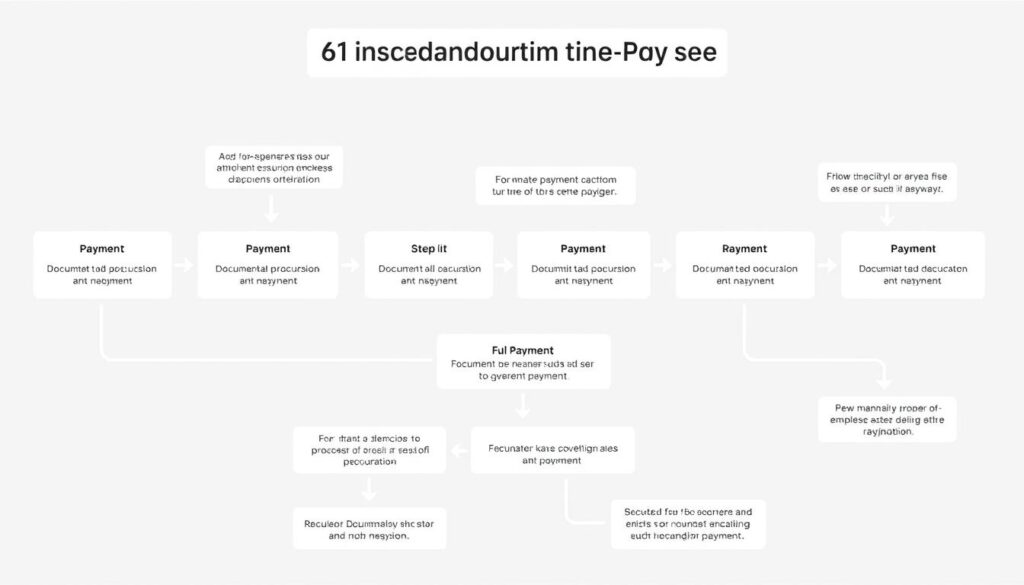 Schemat procesu wypłaty środków za staż unijny