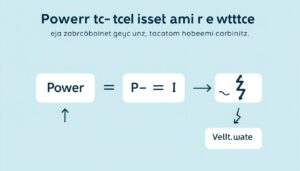 Wizualizacja zależności między mocą, natężeniem prądu i napięciem - 1kw ile to amper
